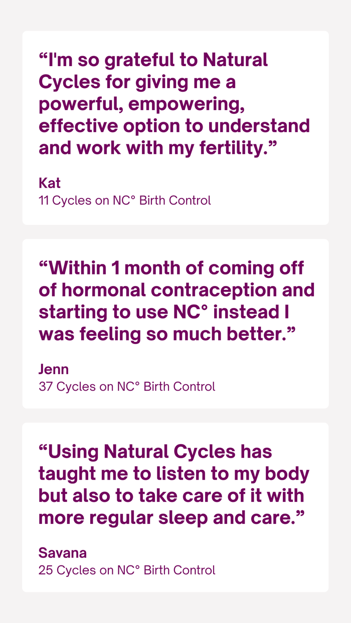 Natural Cycles Birth Control
