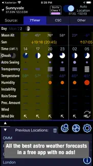 xasteria: astronomy weather iphone screenshot 1