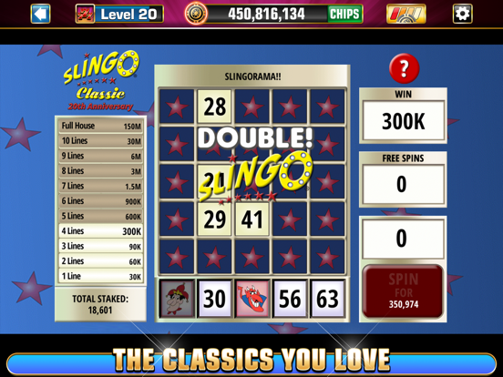 Slingo Casino Vegas Slots Game iPad app afbeelding 5