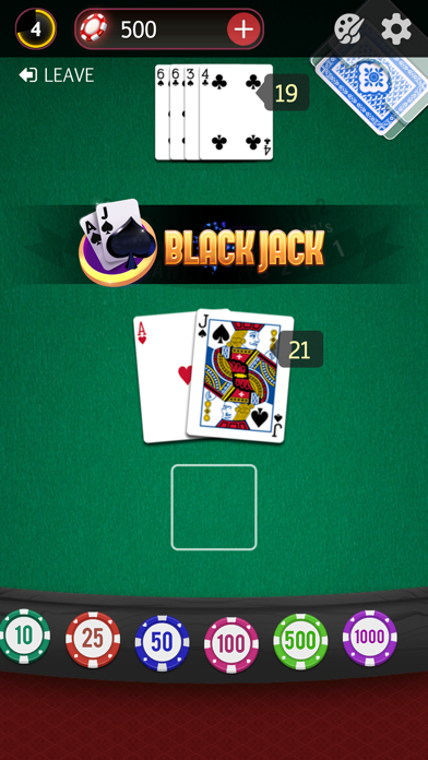 Blackjack 21: Casino Game Screenshot