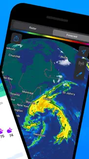 carrot weather: alerts & radar iphone screenshot 2