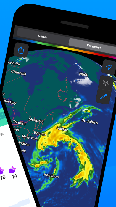 CARROT 天気：アラート＆レーダー screenshot1