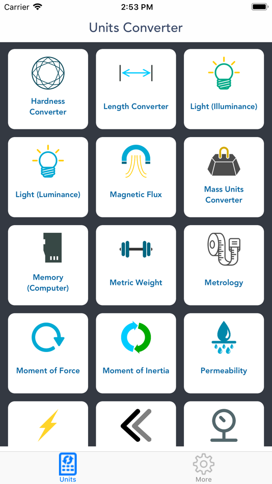 #3. Units Converters. (iOS) 由: V PUGAZHENTHI