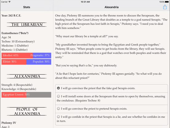 Screenshot #5 pour Choice of Alexandria