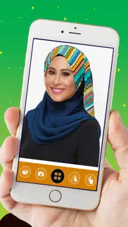 hijab photo montage iphone screenshot 4