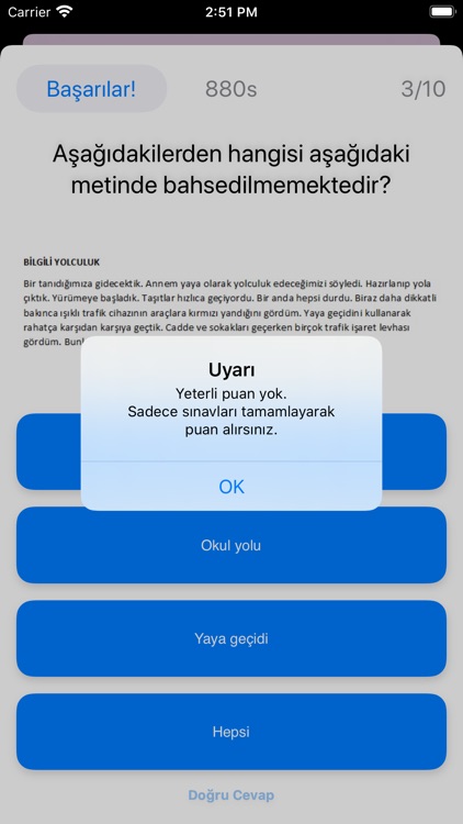 Test Merkezi İlkokul 3.Sınıf