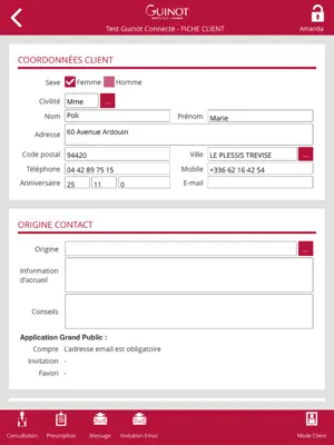Guinot Pro screenshot 1