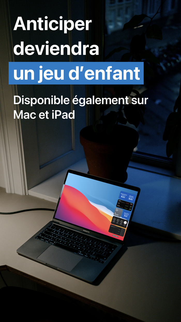 Couleur Tempo edf widget info