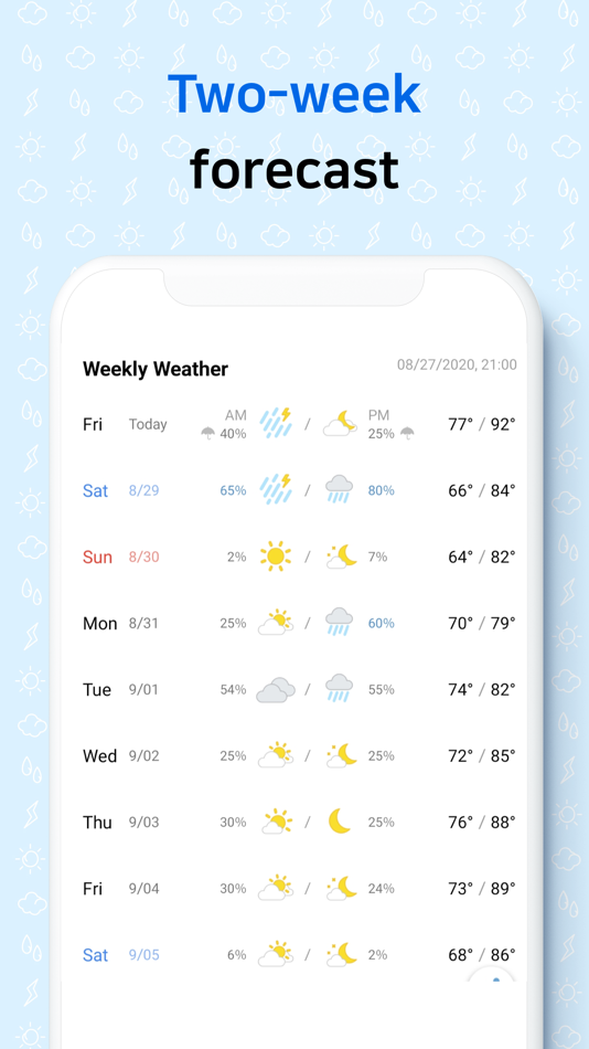 #5. Weather Screen-Widget & Radar (iOS) 由: ideal app team