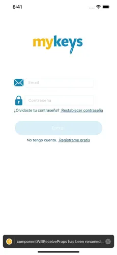Screenshot 1 Mykeys iphone