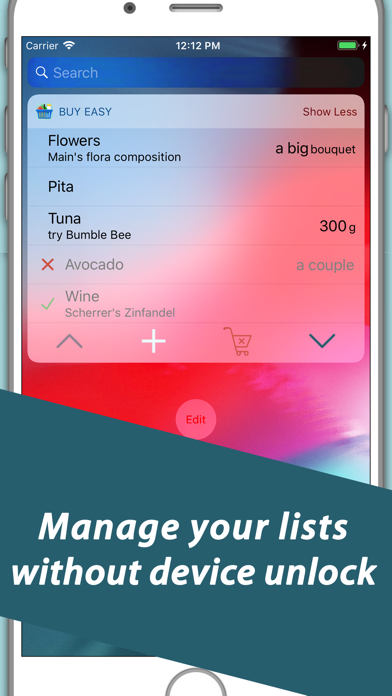 Buy easy - grocery list maker Screenshot