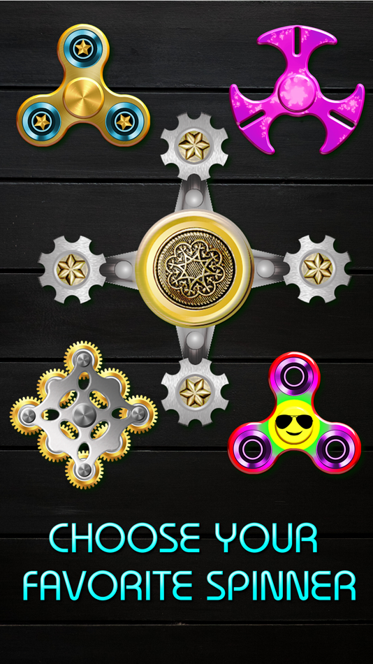 #4. Fidget Spinner Glow (iOS) 由: Irina Schens