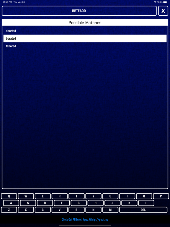 Screenshot #5 pour Word Scramble Solver
