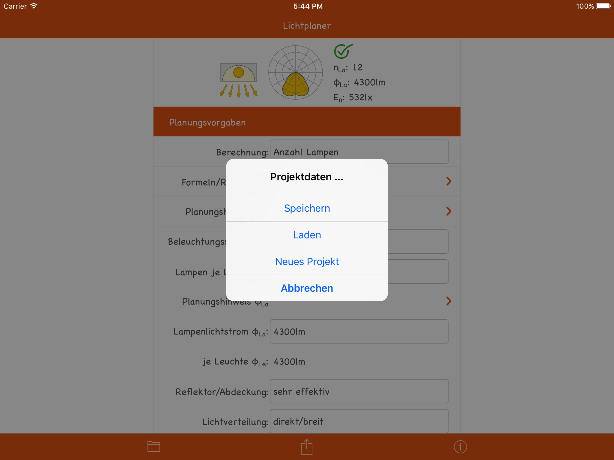 Lichtplaner screenshot 4