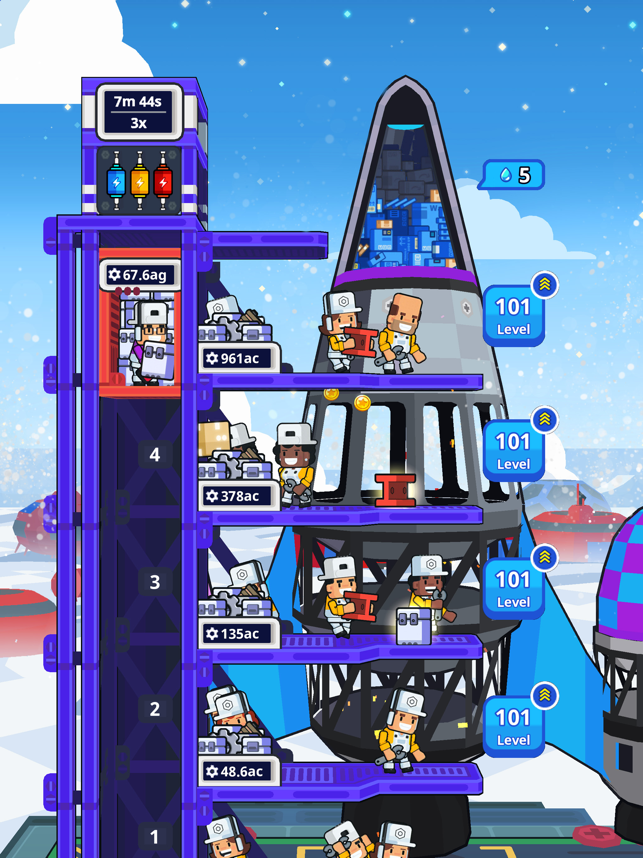 ‎Rocket Star: Idle Tycoon Game Screenshot