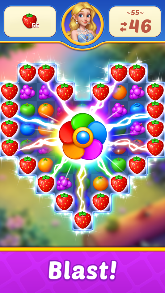 #6. Fruit Diary 2: Match 3 Offline (iOS) 由: Hangzhou Mengku Technology Co., Ltd.
