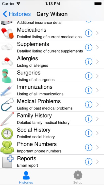 Family Medical Information