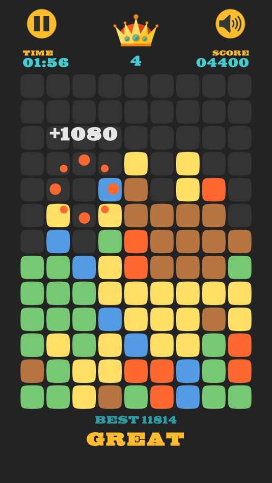 Clear The Blocks, Merge Colors - 1.1.4 - (iOS)