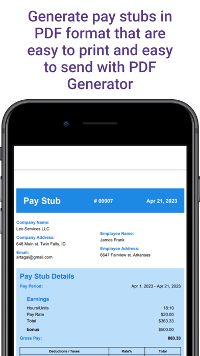 Call List: Job Scheduler App Screenshot