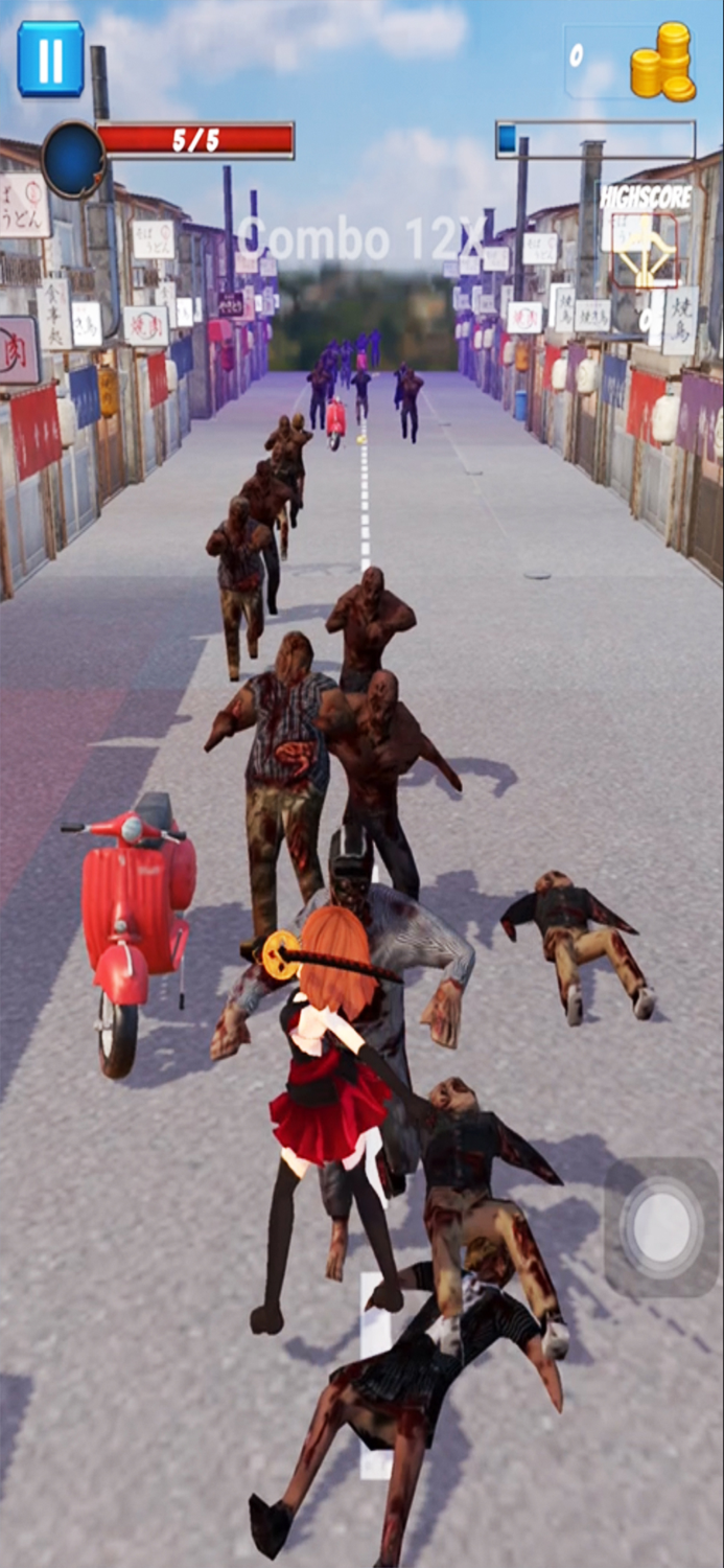 Anime Zombie Clash N Slash