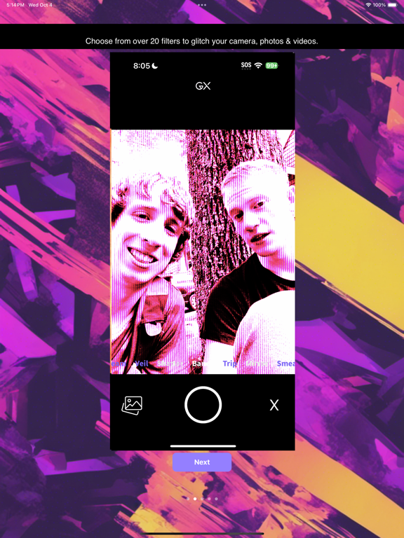 Screenshot #5 pour Glitch X - Psychedelic Filters