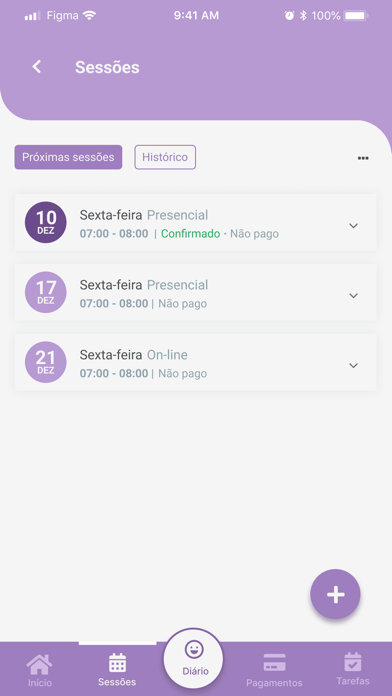 Psicomanager para Pacientes Screenshot