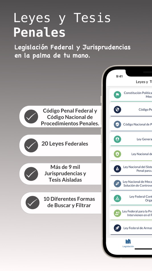 #1. Leyes y Tesis Penales (iOS) 由: Orion Gabriel Guerrero Franco