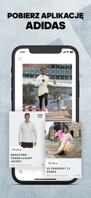 Aplikacja adidas w App Store