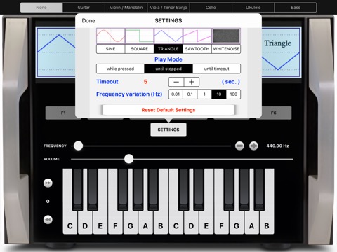 iTuningFork - Tone Generatorのおすすめ画像2