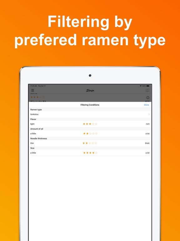 Slurpr - Ramen Noodles iPad screenshot 4 - Food & Drink app
