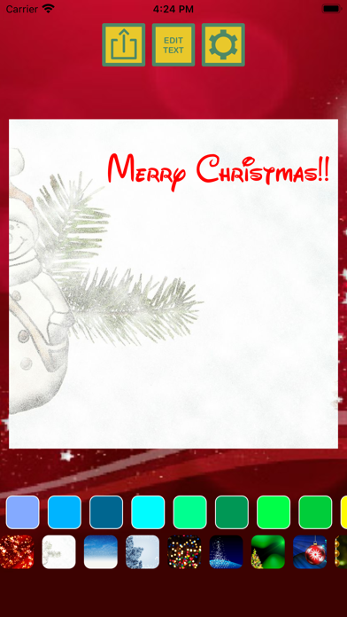 Christmas invitation cards Screenshot