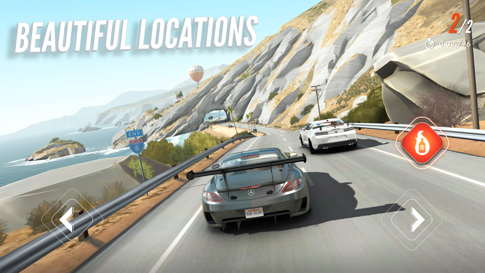#2. Rebel Racing (iOS) By: Hutch Games Ltd