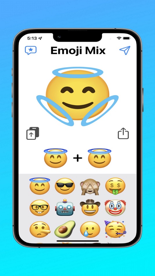 #7. Emojimix ⓒ (iOS) Podle: Emoji World