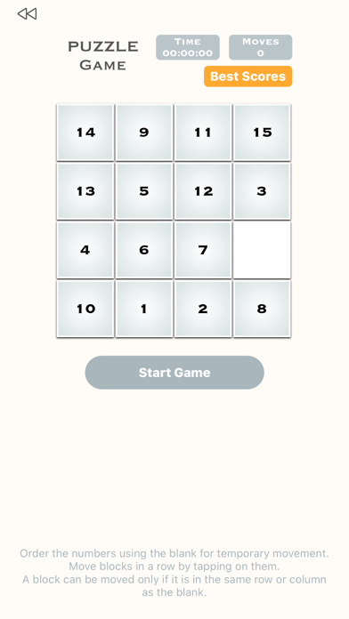 Numbers Slider Puzzles Screenshot