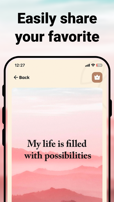 Affirmations - Daily Reminder Screenshot