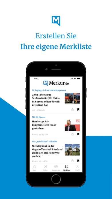 Merkur: Aktuelle Nachrichten Screenshot