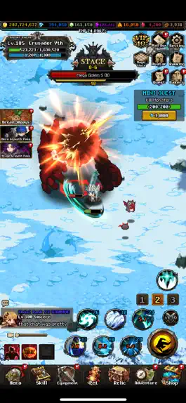 Game screenshot Infinite Hero apk