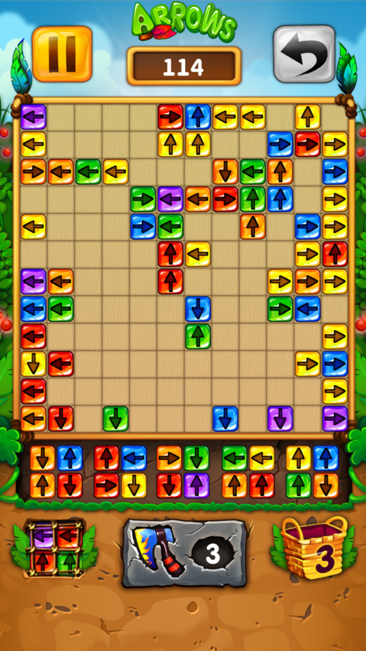 #3. Arrows: Colored game (iOS) 由: DablPoint