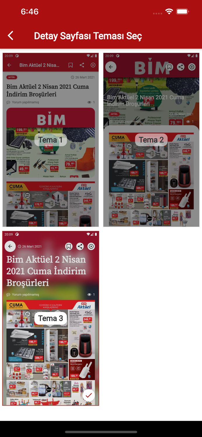 Aktüel Ürünler İndirim Broşürü