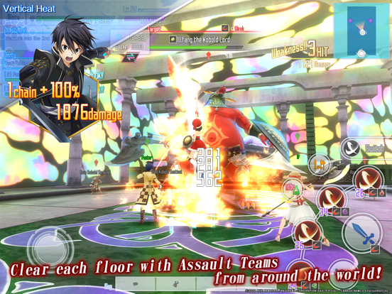 SwordArtOnline: IntegralFactor iPad app afbeelding 8