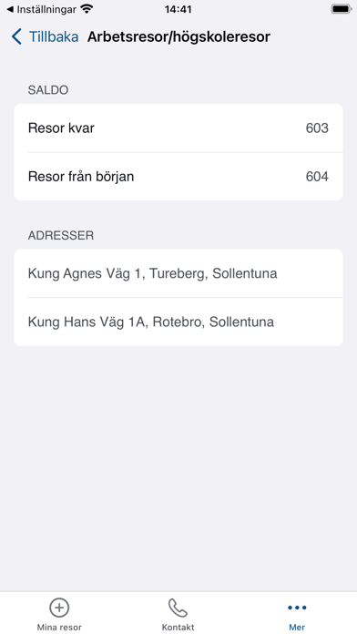 Färdtjänsten Stockholm Screenshot