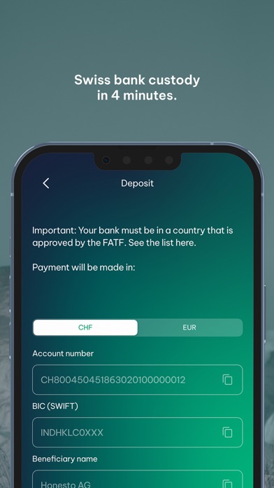 Honesto - Trading App