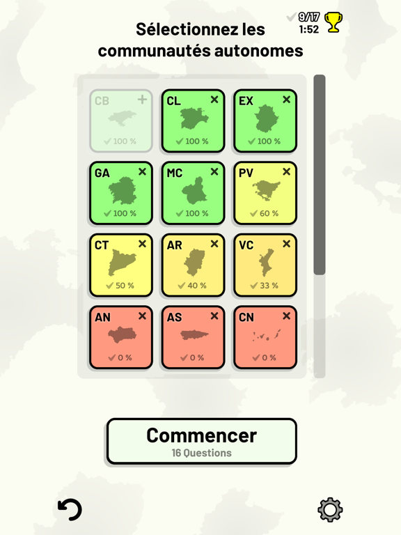 Screenshot #6 pour Communautés d'Espagne - Quiz