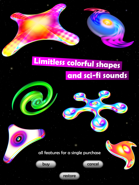 Cosmic Fidget Spinner iPad screenshot 4 - Entertainment app