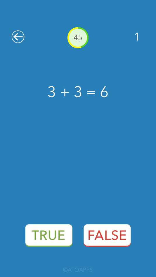 #4. 1s Speed Math (iOS) 由: Atoapps