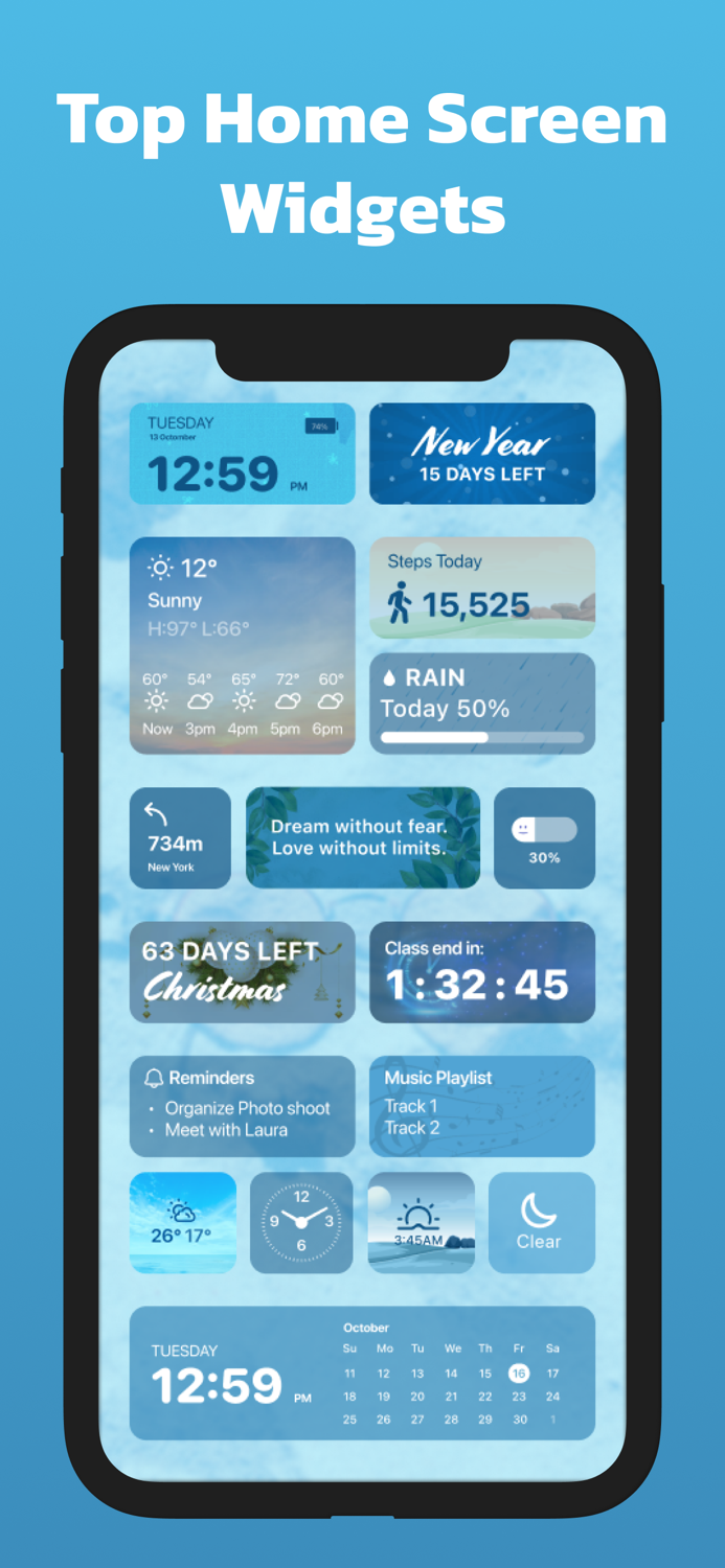 Widget Custom HomeScreen