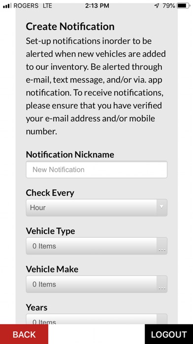 App screenshot