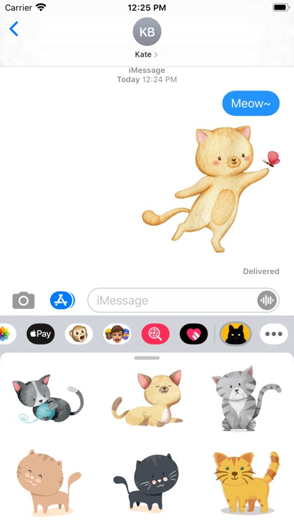 Loving Little Kitten Stickers