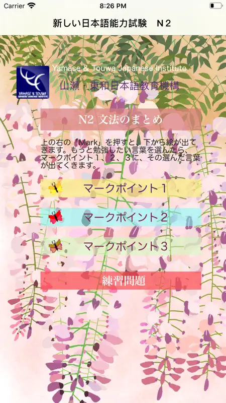 新しい日本語検定試験N2文法のまとめ screenshot 1 of 10