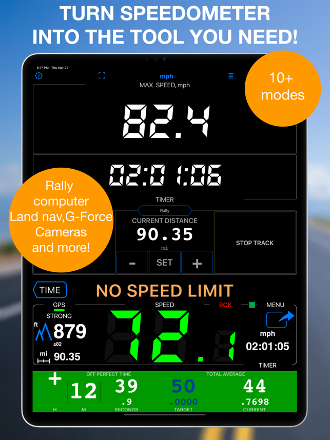 ‎Snelheidsmeter 55 Pro. GPS-kit. Schermafbeeldingen